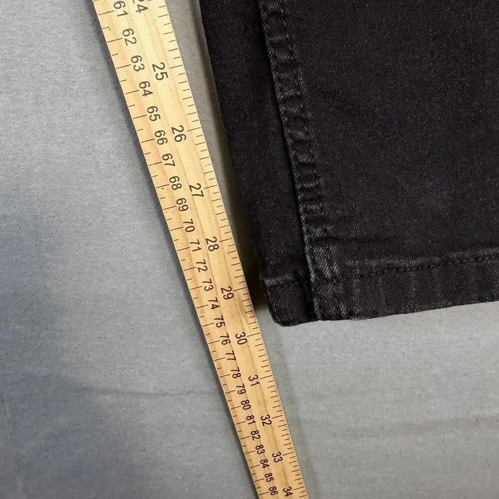 The Perfect Jean NYC Jeans Mens 33x30 Black Slim Fit Dark Wash Stretch Denim